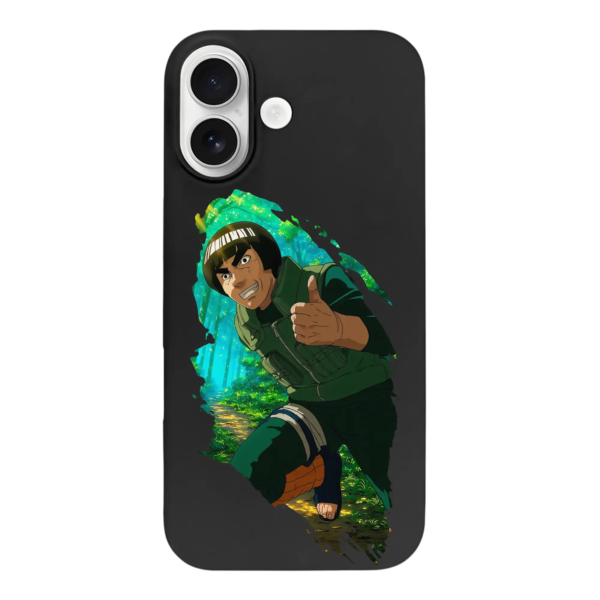 ナルト グッズ マイト・ガイ - iPhone 17 シリーズ シリコンケース 薄型 耐衝撃 指紋防止 ソフトタッチカバー 精密フィット 傷防止 保護ケース iPhone 17/17 Air/17 Pro/17 Pro Max 対応